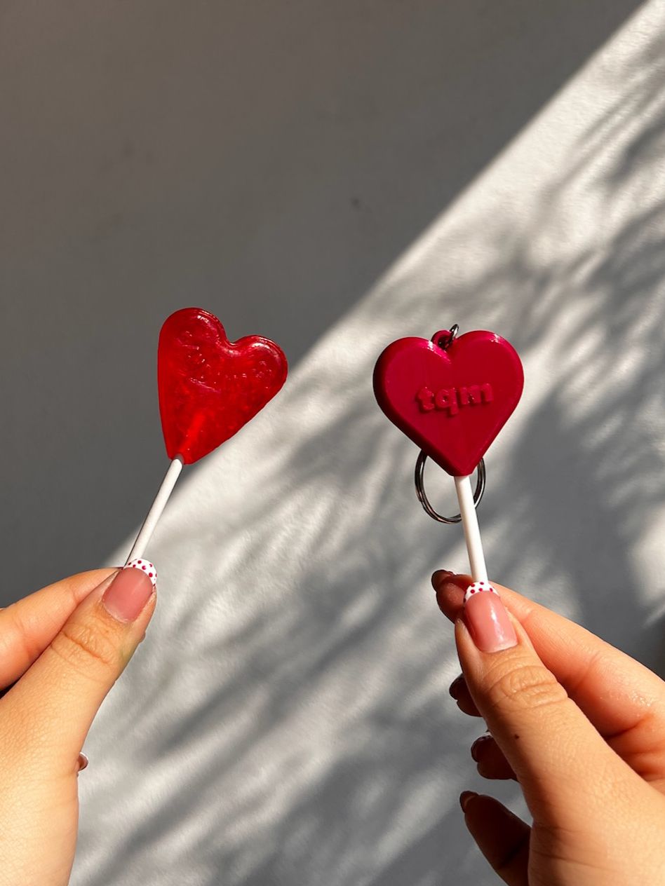 Llavero Paleta Corazón