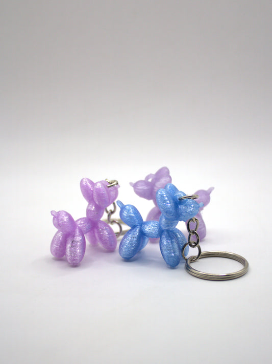 Llavero de perrito globo