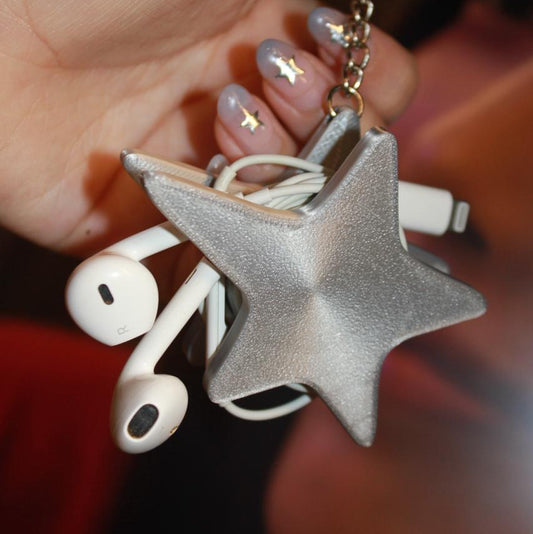 Llavero Porta Audífonos Estrella